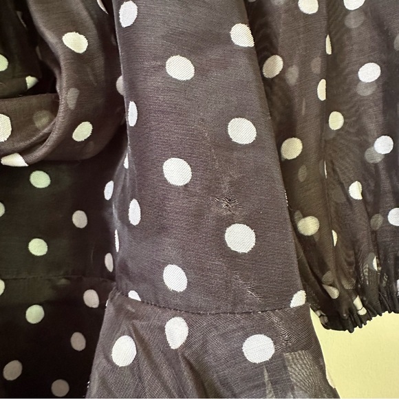 Keepsake Polka Dot Black Mini Dress/ Size S/ New/ RP:AUD250 - Picture 6 of 6